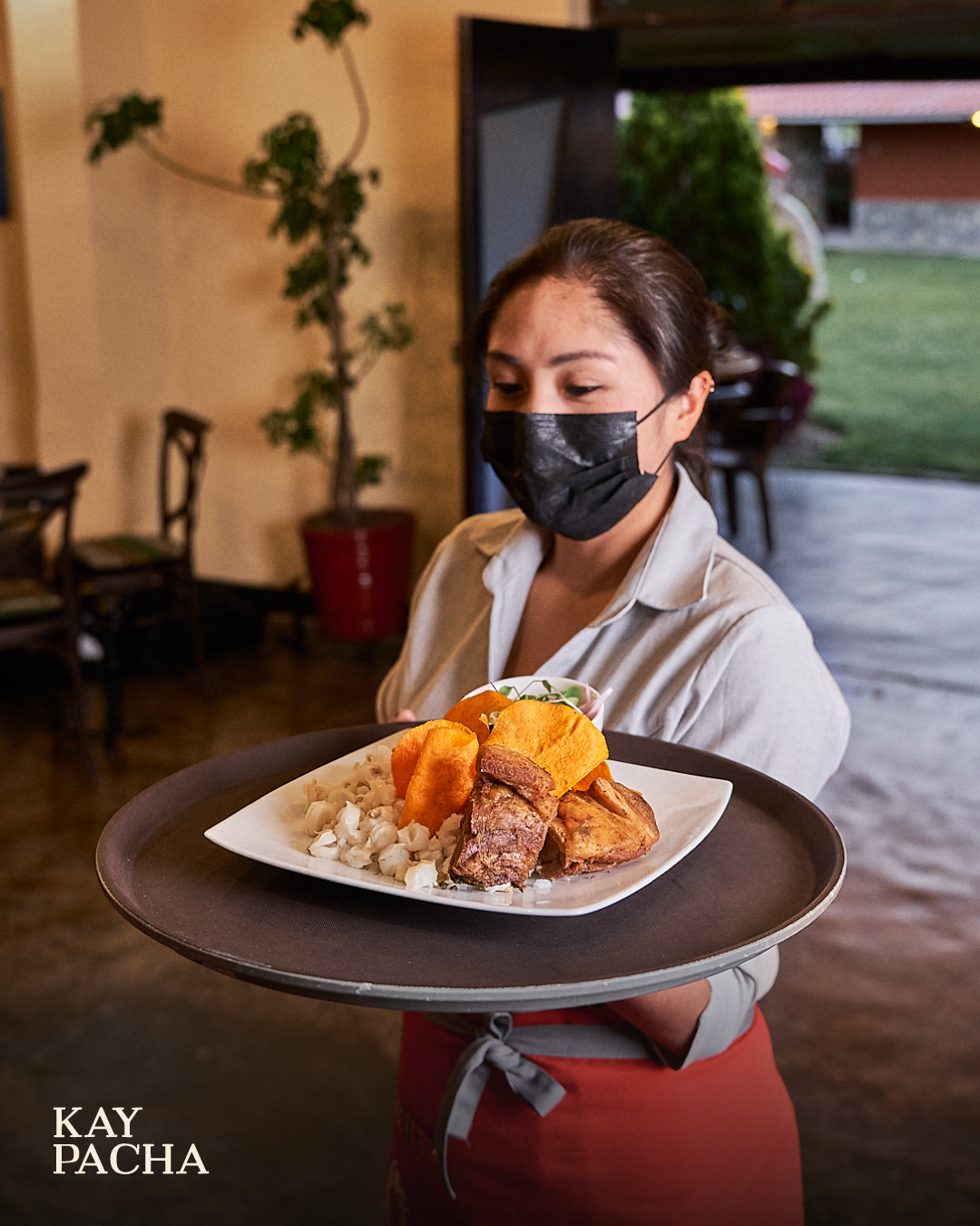 Chicharron de chancho en Kay Pacha Huaraz